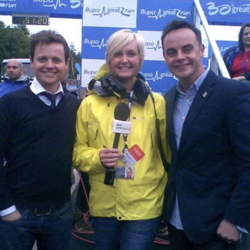 ingrid geordie voiceover with Ant and Dec